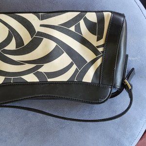 Esprit funky cream and black shoulder bag